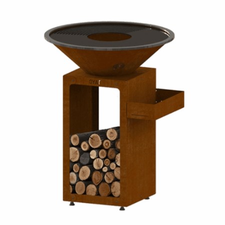 Immagine di Mensola OYAT in Acciaio Corten Cognac, per modelli 78-88