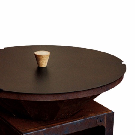 Immagine di Spegnifiamma OYAT in Acciaio e Legno, 58 x 58 x 5 cm