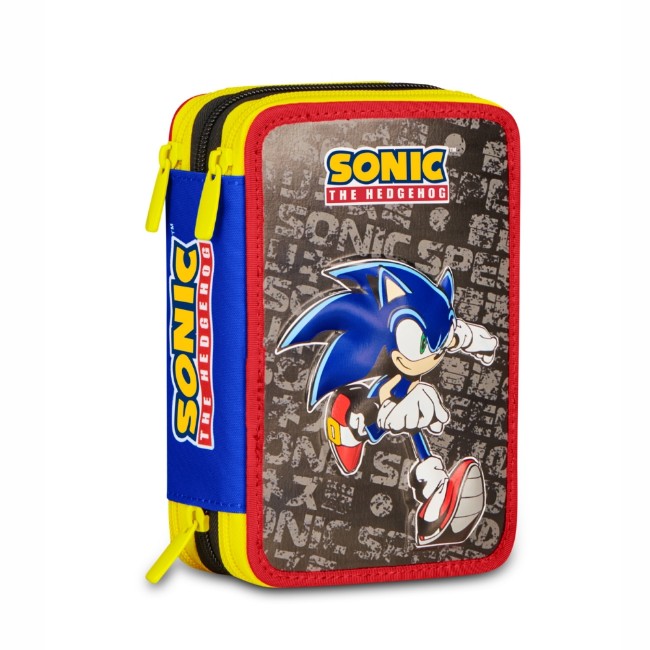 Immagine di Seven Astuccio 3 Zip Sonic The Hedgehog Hedgehog Speed