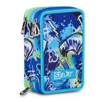 Immagine di Seven Astuccio 3 Zip SJ Gang Ever Cloudy Blue Boy