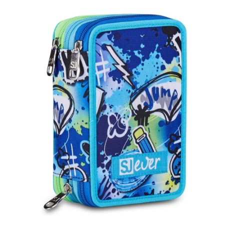 Immagine di Seven Astuccio 3 Zip SJ Gang Ever Cloudy Blue Boy