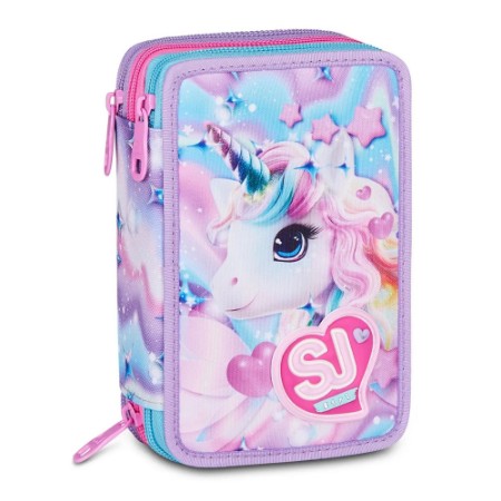 Immagine di Seven Astuccio 3 Zip SJ Gang Led Unicorn Girl