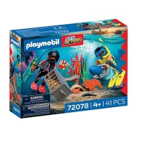 Playmobil Poliziotto Sub con Tesoro 72078