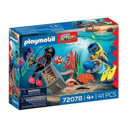 Playmobil Poliziotto Sub con Tesoro 72078