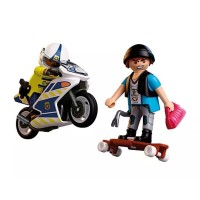 Playmobil Inseguimento in Moto 72079