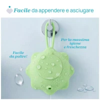 Immagine di Chicco Spazzola Corpo con Dispenser Integrato 0m+ in Silicone per Bagnetto Neonato