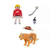 Playmobil Zoo: Tigre e Visitatore 72089