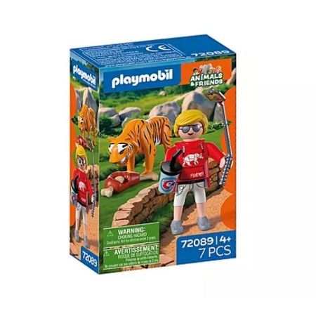 Playmobil Zoo: Tigre e Visitatore 72089