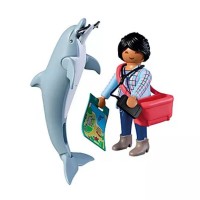 Playmobil Zoo: Delfino e Visitatore 72091