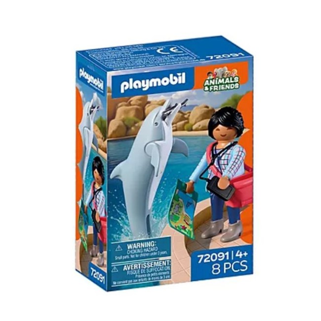 Playmobil Zoo: Delfino e Visitatore 72091