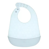 Immagine di Chicco Bavaglino Easy Roll Pieghevole in Silicone con Tasca Raccogli Briciole