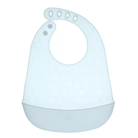 Immagine di Chicco Bavaglino Easy Roll Pieghevole in Silicone con Tasca Raccogli Briciole
