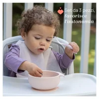 Immagine di Chicco Easy Start Set Pappa Svezzamento in Silicone 6m+