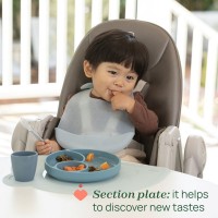 Immagine di Chicco Easy Menù Piatto in Silicone con Ventosa