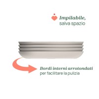 Immagine di Chicco Piatto Porzionato con 3 Scomparti 12m+ per Pappa e Svezzamento