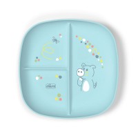 Immagine di Chicco Piatto Porzionato con 3 Scomparti 12m+ per Pappa e Svezzamento