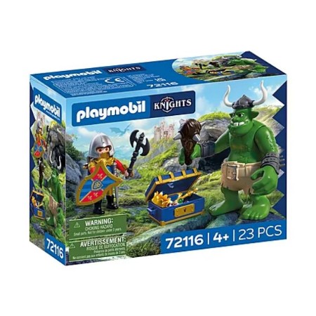 Playmobil Troll con Tesoro dei Cavalieri del Leone 72116