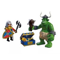 Playmobil Troll con Tesoro dei Cavalieri del Leone 72116