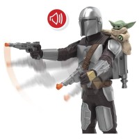 Hasbro Star Wars Action Figure Mandaloriano 30 cm con Movimento ed Effetti Sonori