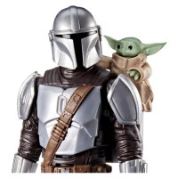 Hasbro Star Wars Action Figure Mandaloriano 30 cm con Movimento ed Effetti Sonori