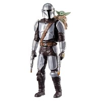 Hasbro Star Wars Action Figure Mandaloriano 30 cm con Movimento ed Effetti Sonori
