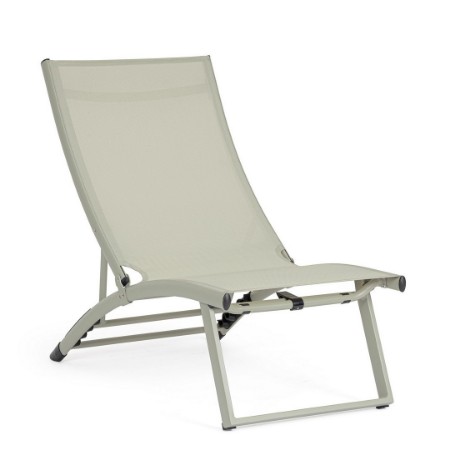 Immagine di Poltrona Lounge Reclinabile Bizzotto Taylor Breeze, Alluminio e Textilene