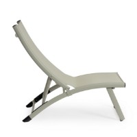 Immagine di Poltrona Lounge Reclinabile Bizzotto Taylor Breeze, Alluminio e Textilene