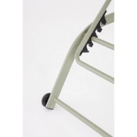 Immagine di Lettino da Esterno Bizzotto Taylor Breeze con Ruote, Alluminio e Textilene