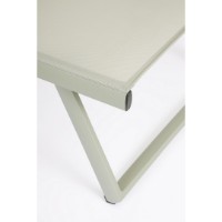 Immagine di Lettino da Esterno Bizzotto Taylor Breeze con Ruote, Alluminio e Textilene