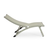 Immagine di Poltrona Lounge Reclinabile Bizzotto Taylor Breeze, Alluminio e Textilene