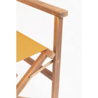 Immagine di Sedia Regista da Esterno Bizzotto Noemi Senape, Legno di Acacia