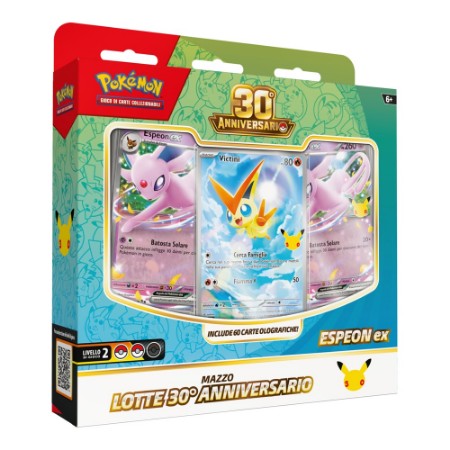Immagine di Pokémon GCC 30° Anniversario Mazzo Lotte Espeon-ex/Umbreon-ex 