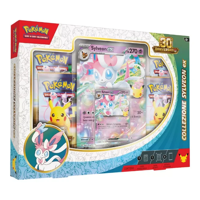 Immagine di Pokémon GCC 30° Anniversario Collezione Sylveon-ex e Greninja-ex 