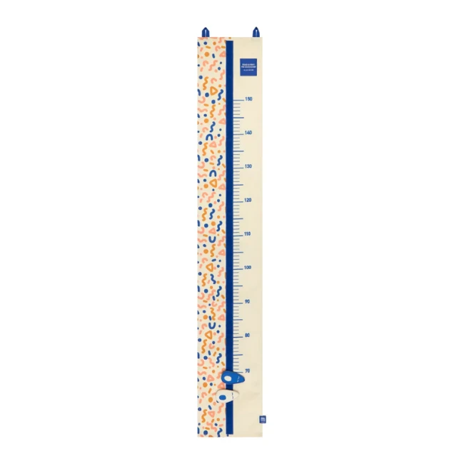Immagine di Mustela Metro da Parete per Bambini in Cotone Riciclato con Doppio Misuratore 70-150 cm