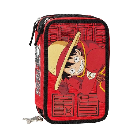 Immagine di Astuccio Panini One Piece 3 Zip Corredo Completo