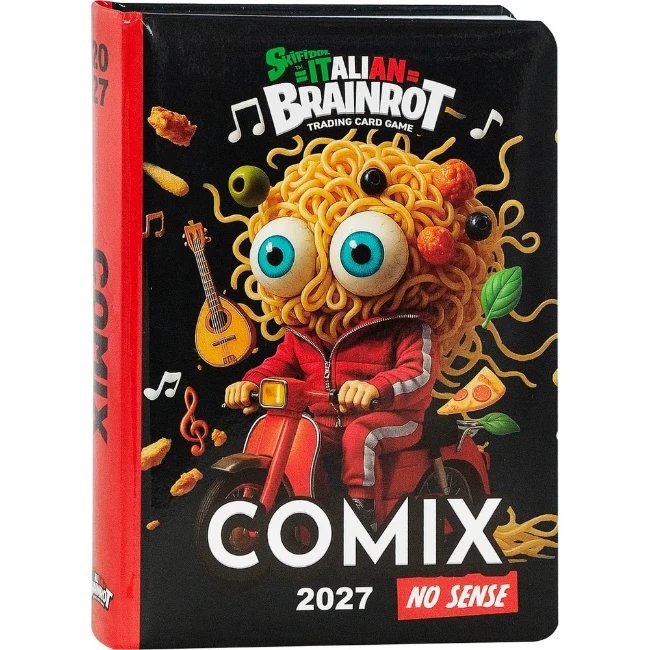 Immagine di Panini Superdiario 13 Mesi Comix Limited Edition Skifidol Italian Brainrot Skeleton