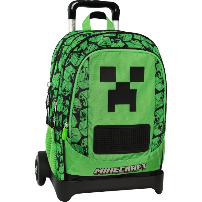 Immagine di Panini Zaino Trolley Staccabile Pixel Minecraft