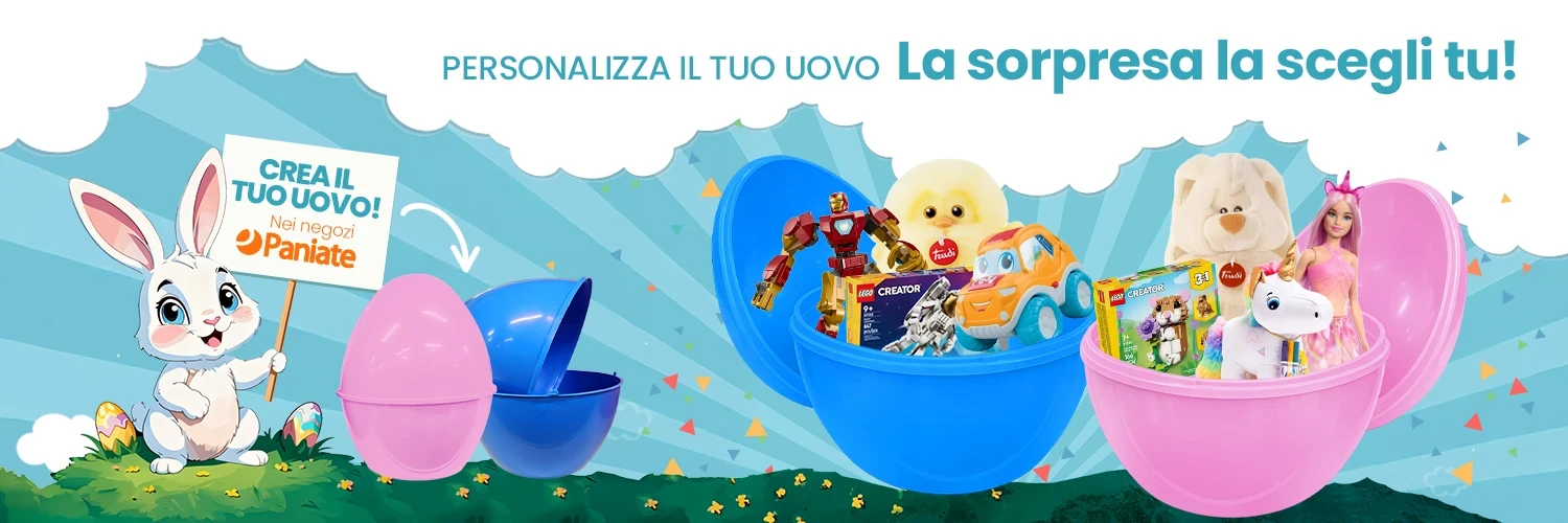 Pasqua Paniate, uova personalizzabili