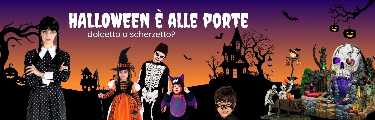 vestiti, trucchi e accessori per halloween