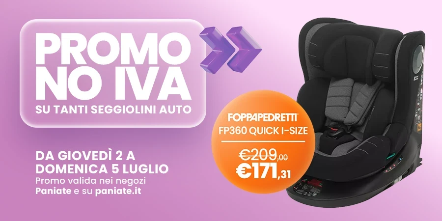 Promo NO IVA Seggiolini Auto