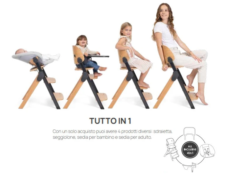 Seggiolone evolutivo Chicco Meraviglia 4in1