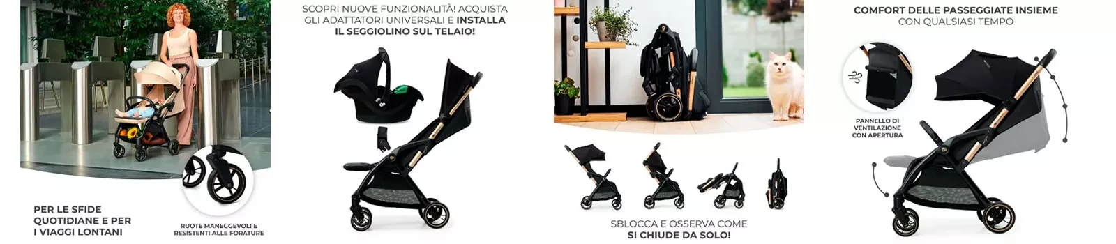 Kinderkraft Passeggino Leggero Apino