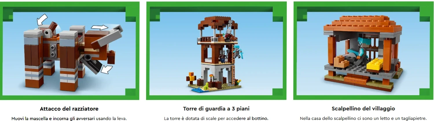 Predone Paniate - Lego Ninjago Lavamposto Del Saccheggiatore E Predone 21278